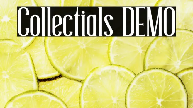 Collectials DEMO Example 3