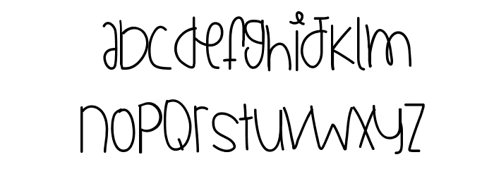 CollectionOfJays Font LOWERCASE