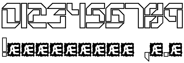 Collective O BRK Font OTHER CHARS