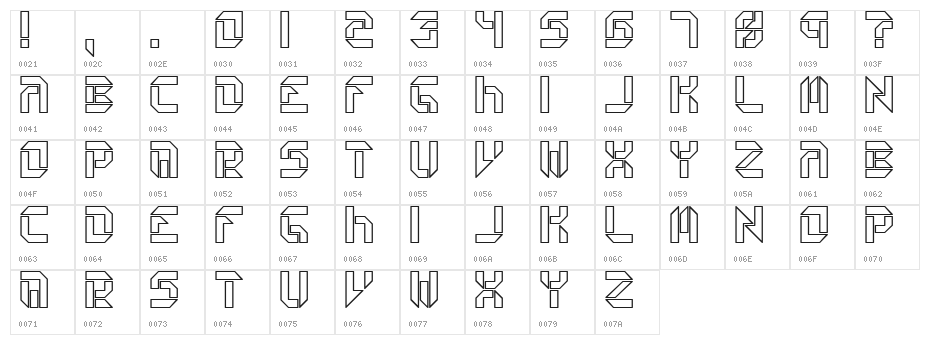 Collective O BRK Character Map
