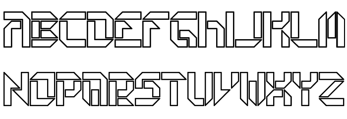 Collective O BRK Font LOWERCASE