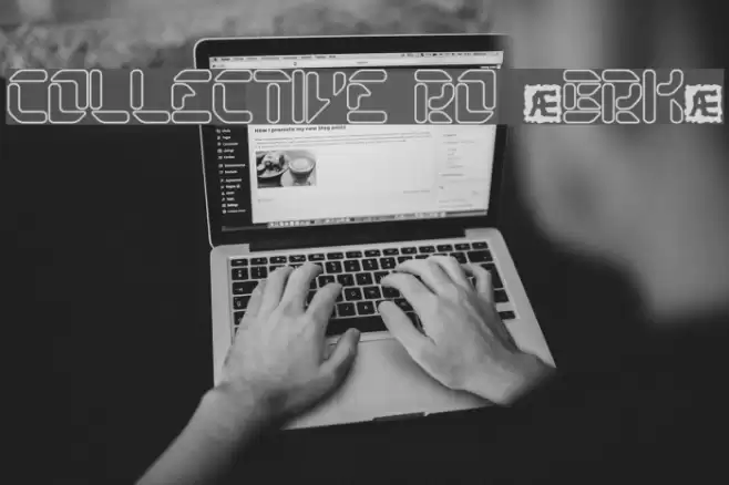 Collective RO [BRK] Font examples