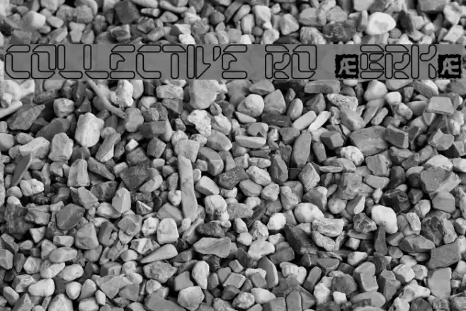 Collective RO [BRK] Font examples