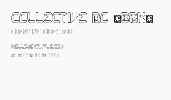 Collective RO [BRK] Business Card