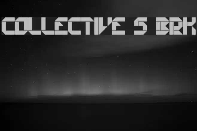 Collective S [BRK] Font examples