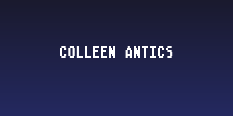 Colleen Antics Social Header