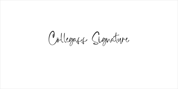 Collegass Signature Logo