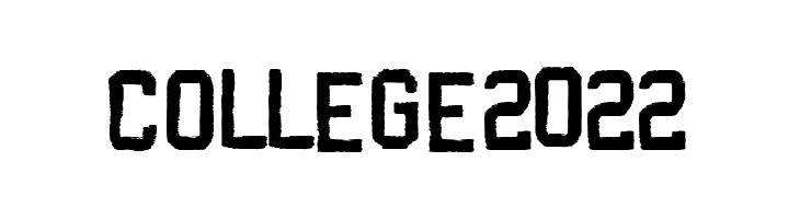 College 2022  Frei Schriftart Herunterladen
