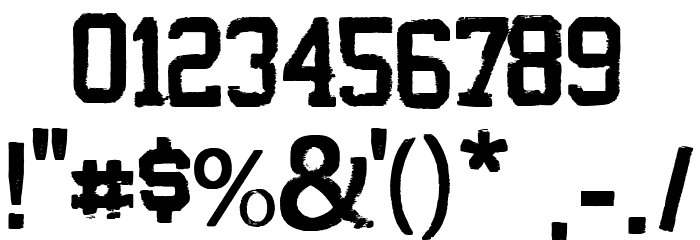 College 2022 Font OTHER CHARS