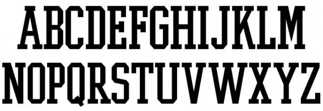 College Boy फ़ॉन्ट लोअरकेस