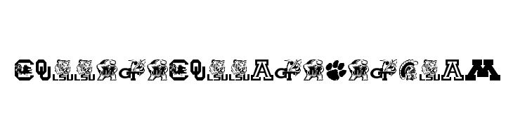 College Collage Regular  免费字体下载