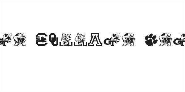 College Collage Regular Logo