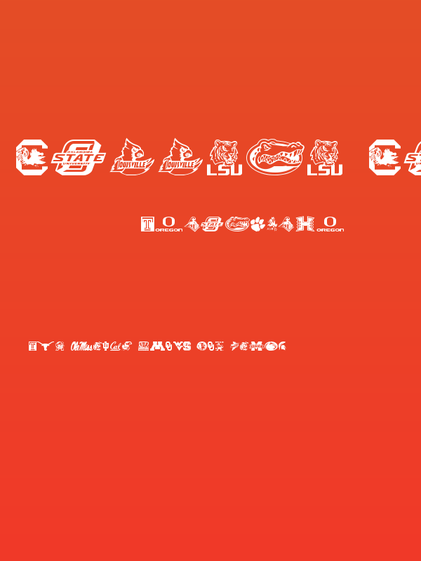 College Collage Regular Poster