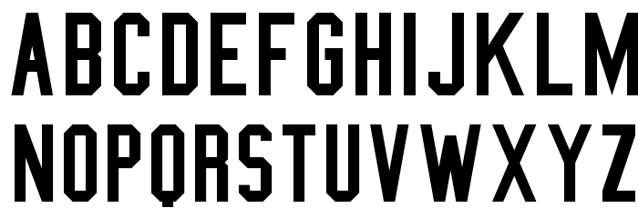 College Condensed Font LOWERCASE