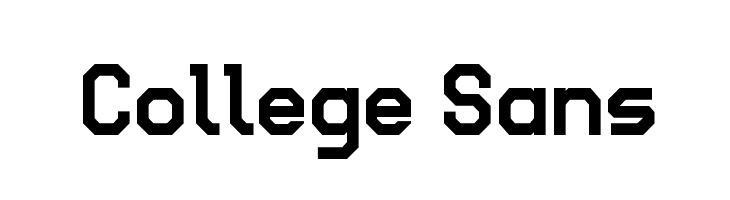 College Sans  नि: शुल्क फ़ॉन्ट्स डाउनलोड
