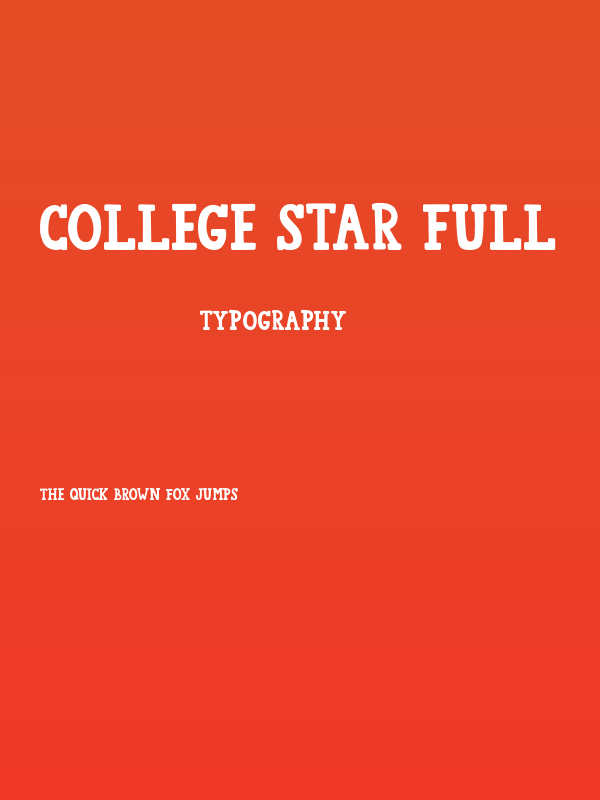 College Star Full Poster