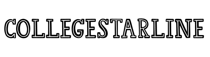 College Star Line Font