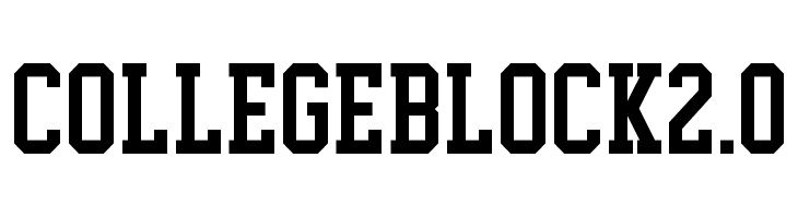 CollegeBlock2.0  Free Fonts Download