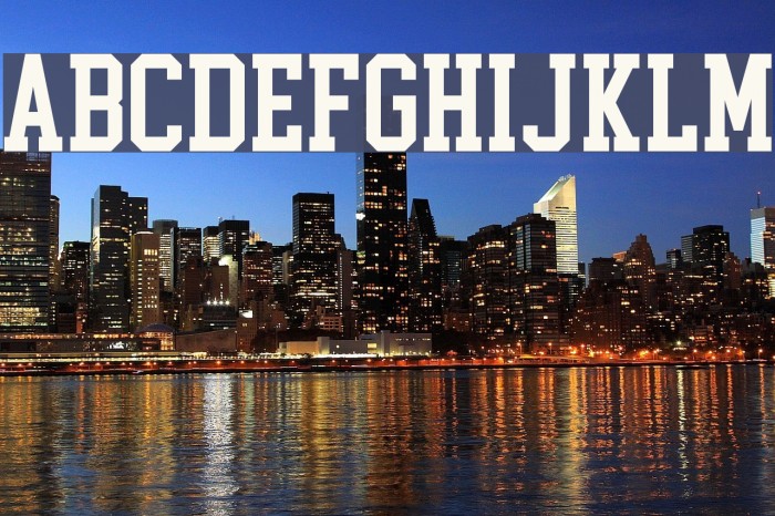 CollegeBlock2.0 Font examples