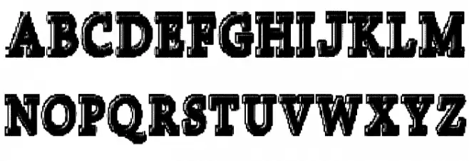 CollegeBytes Шрифта ВЕРХНИЙ