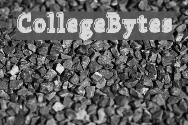 CollegeBytes Font examples