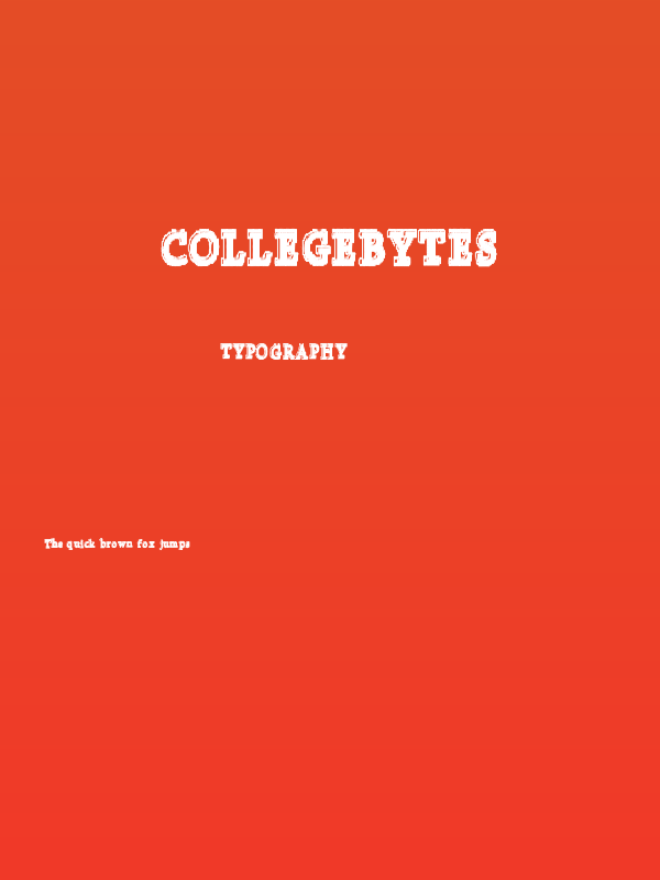 CollegeBytes Poster
