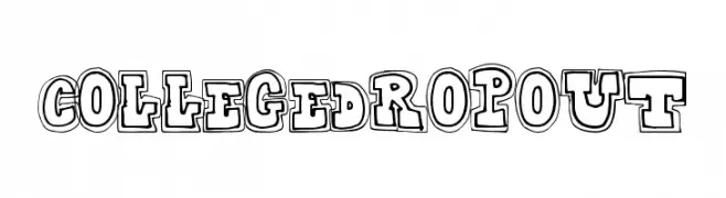 CollegeDropout  font caratteri gratis