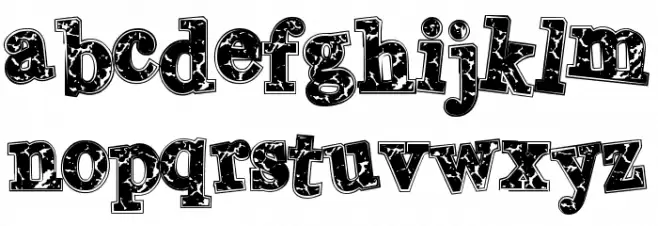 CollegeMovie フォント 小文字