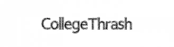 CollegeThrash  नि: शुल्क फ़ॉन्ट्स डाउनलोड