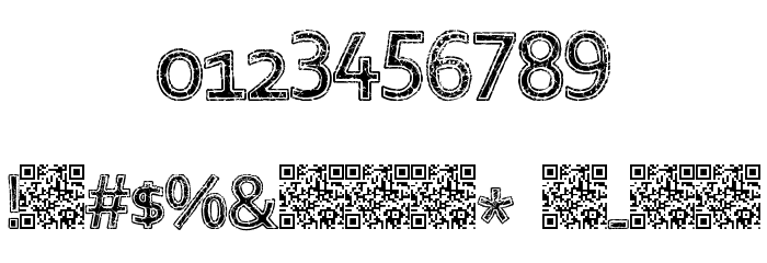 CollegeThrash Font OTHER CHARS