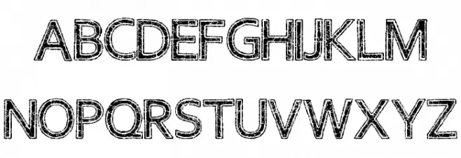 CollegeThrash Fonte MAIÚSCULAS