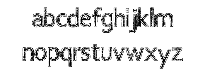CollegeThrash Font LOWERCASE