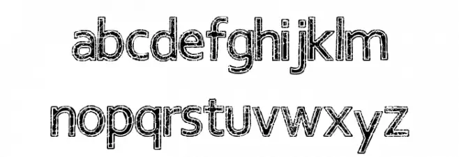 CollegeThrash 字体 小写
