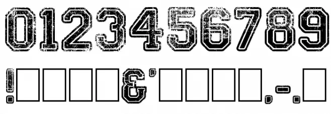 Colleged Font OTHER CHARS