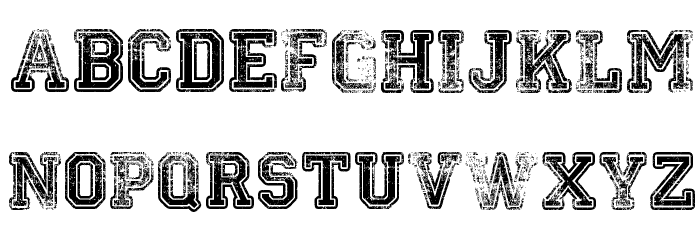 Colleged Font LOWERCASE