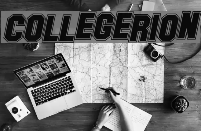 Collegerion Font examples