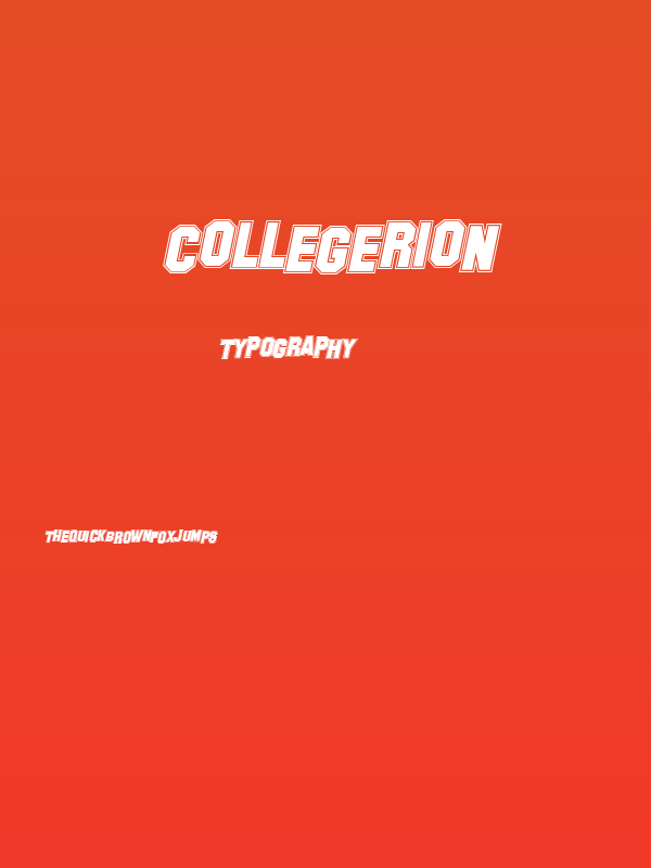 Collegerion Poster