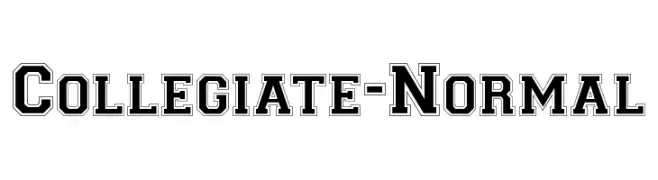 Collegiate-Normal  Free Fonts Download