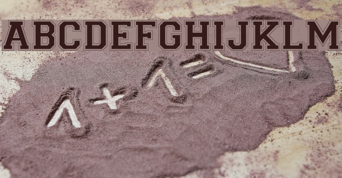 Collegiate-Normal Font examples