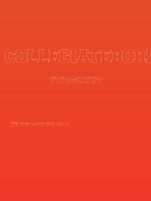 CollegiateBorderFLF Poster