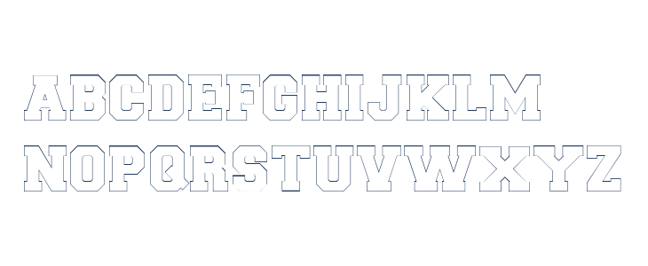 CollegiateBorderFLF Lowercase