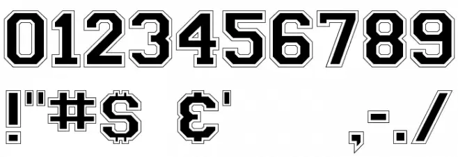 CollegiateFLF Font OTHER CHARS