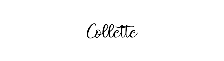 Collette  नि: शुल्क फ़ॉन्ट्स डाउनलोड