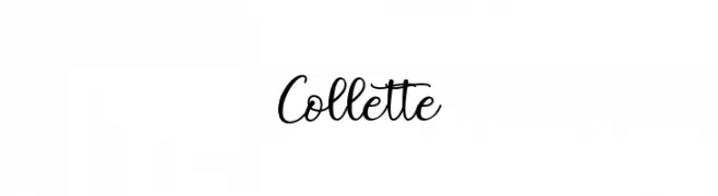 Collette  フリーフォントのダウンロード