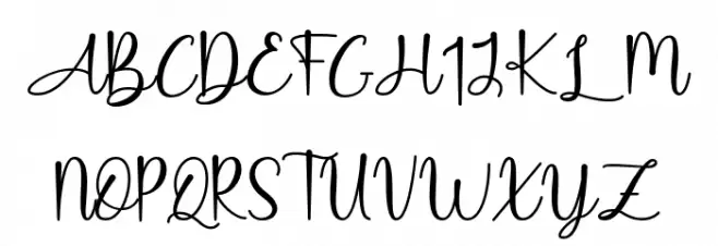 Collette Schriftart Groß
