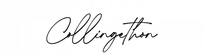 Collingethon  フリーフォントのダウンロード