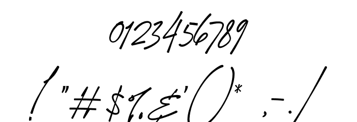 Collingethon Font OTHER CHARS