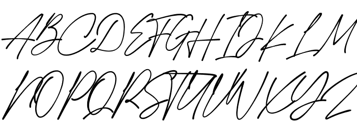 Collingethon Font UPPERCASE