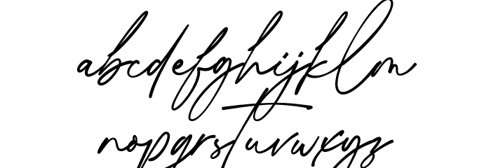 Collingethon Font LOWERCASE