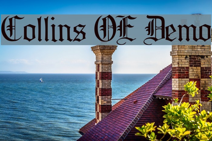 Collins OE Demo Schriftart examples